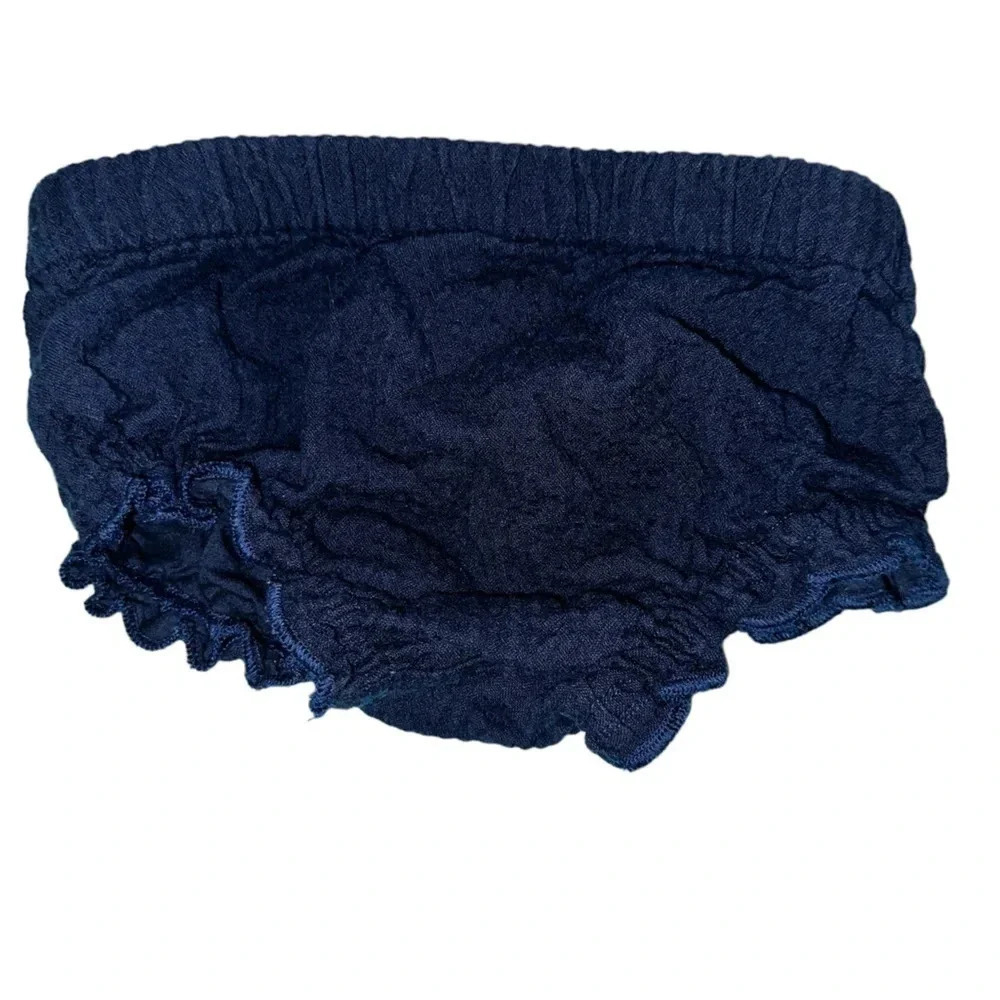 Navy Blue And Pink Crown & Ivy Dress with diaper cover, Size 6M - Picture 4 of 5